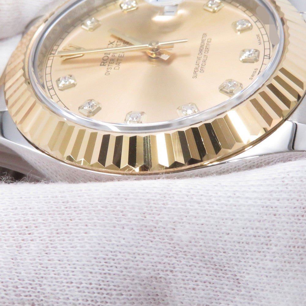 ROLEX Datejust II W41mm Stainless Steel K18YG Champagne Dial116333G