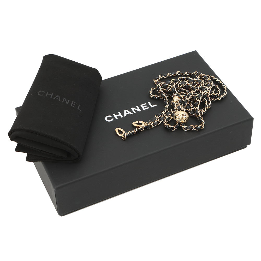 CHANEL Matelasse iPhone Case for 14pro BlackAP3553 Caviar Leather