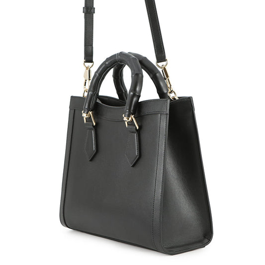 GUCCI Diana Tote Bag Black832982 Leather Size Medium