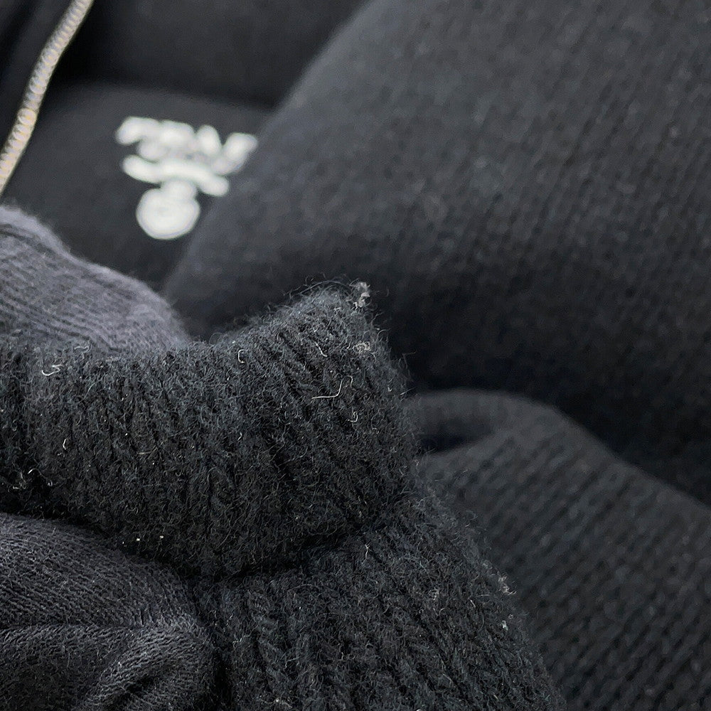 PRADA Knitted Down Jacket Size 36 BlackP25I07 Wool 70% Cashmere30%