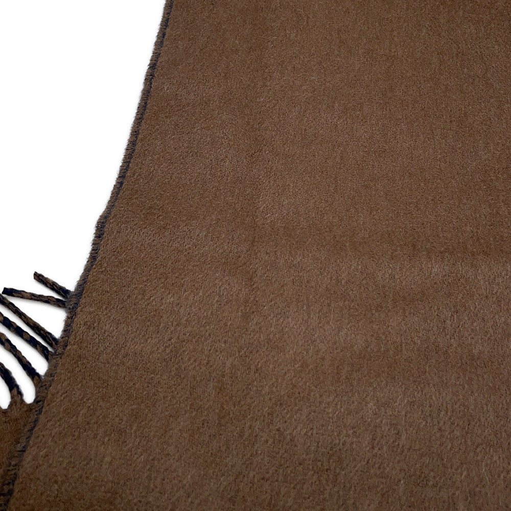 HERMES Cashmere Scarf "Rectoverso" Etoupe / Blue・Ardoise Cashmere100%