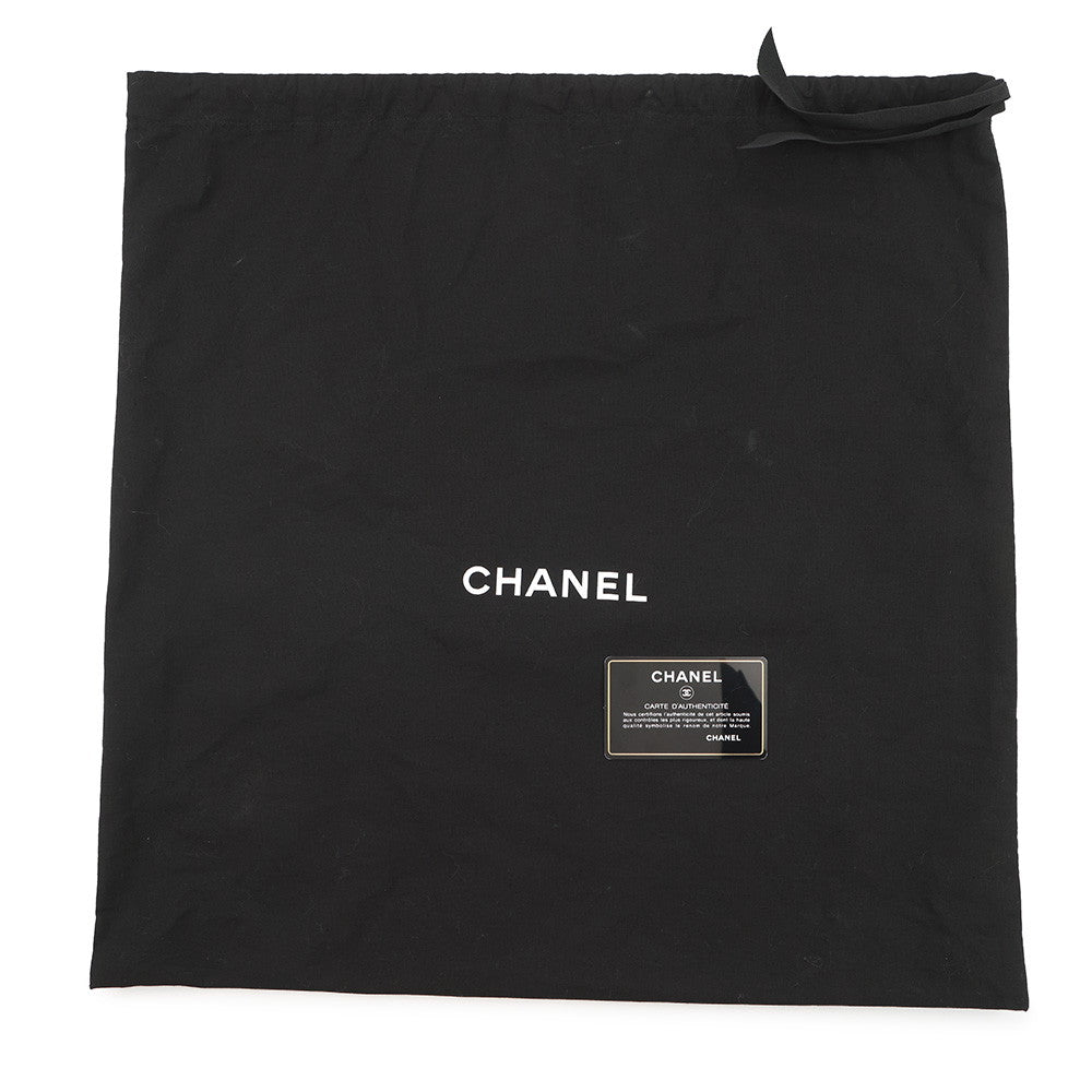 CHANEL Matelasse Shopping Tote Bag BlackAS0356 Calf Leather Size Medium