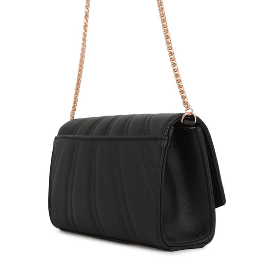 Chopard Happy Mini Chain Shoulder Bag Black Leather