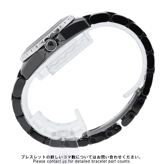 CHANEL J12 W33mm Ceramic Stainless Steel Black DialH1625