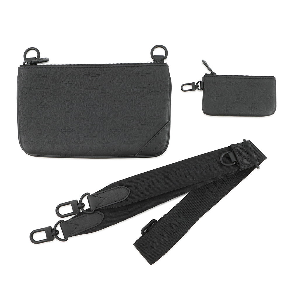 LOUIS VUITTON Trio Messenger NoirM46602 Monogram Shadow