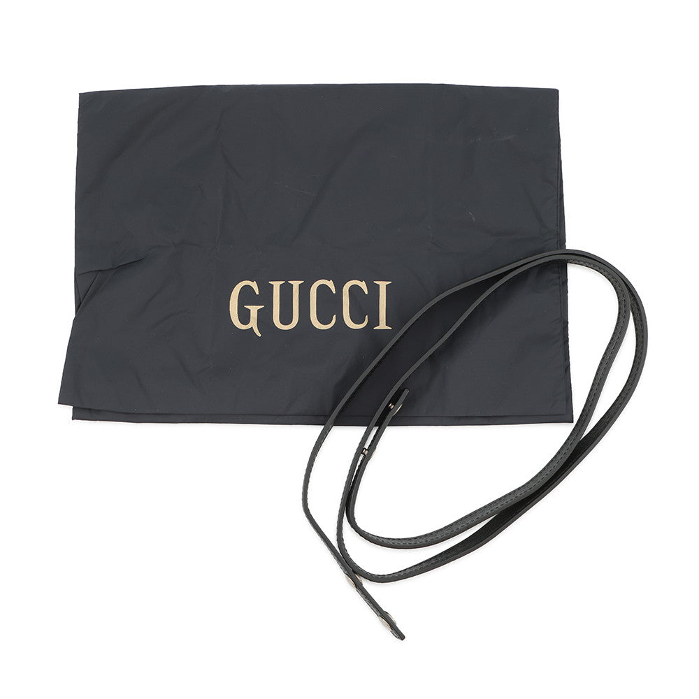 GUCCI Off the Grit Shoulder Bag Black625599 GGNylon