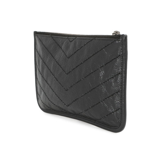 SAINT LAURENT PARIS Niki Bill Pouch Black583577 Leather