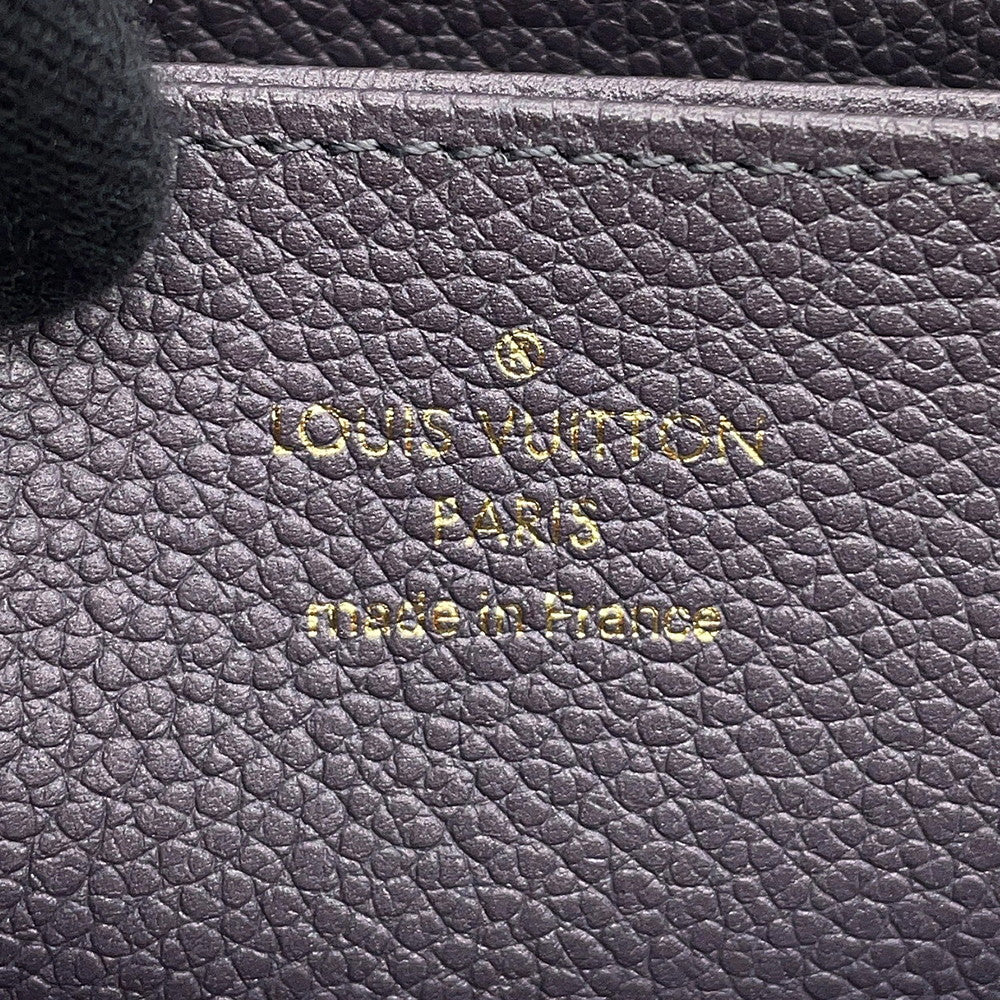 LOUIS VUITTON Zippy Wallet GrayM62209 Monogram Empreinte Leather/Studded
