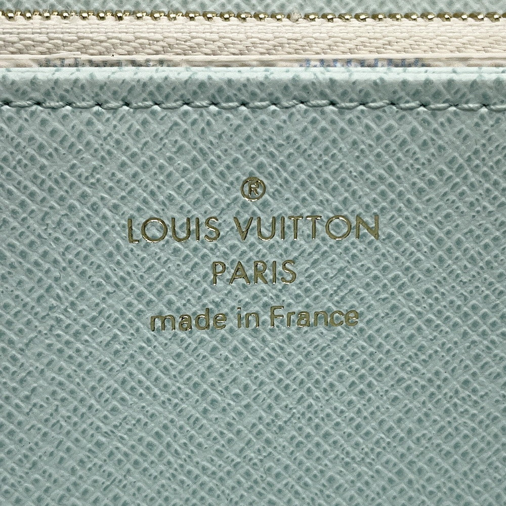 LOUIS VUITTON Zippy wallet Pistachio GreenN40748 Damier Licious