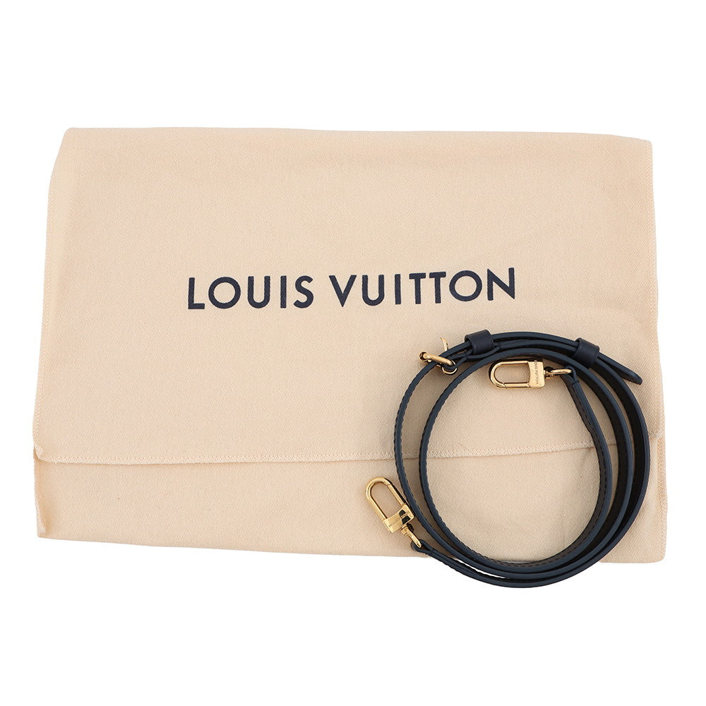 LOUIS VUITTON Speedy Bandouliere NavyM23069 Monogram laminated jacquard Size 20