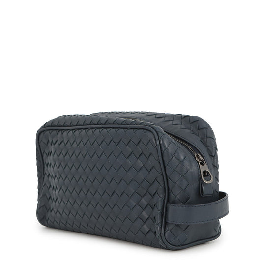 Bottega Veneta INTRECCIATO business bag Navy174361 Leather
