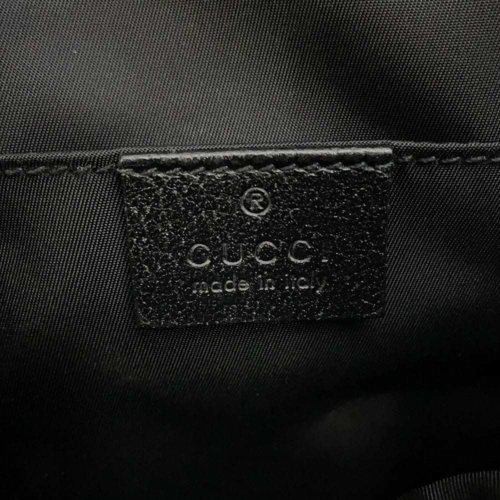 GUCCI GGNylon Off the Grid Shoulder Bag Black625850 GGNylon Leather