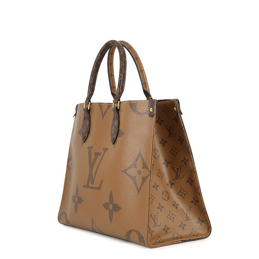 LOUIS VUITTON Onthego RedM45321 Monogram Monogram Reverse Canvas Monogram Giant Size MM