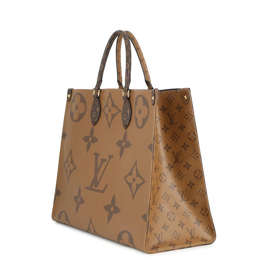 LOUIS VUITTON Onthego RedM44576 Monogram Monogram Reverse Canvas Monogram Giant Size GM