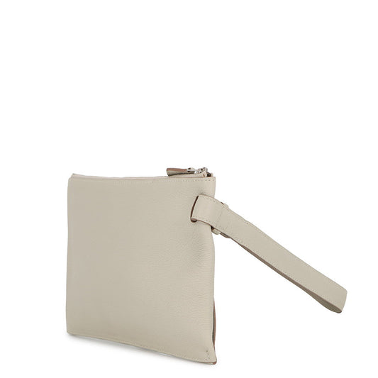 HERMES Caba Cityslide clutchertige Gris Tourterelle Togo Leather Size 24