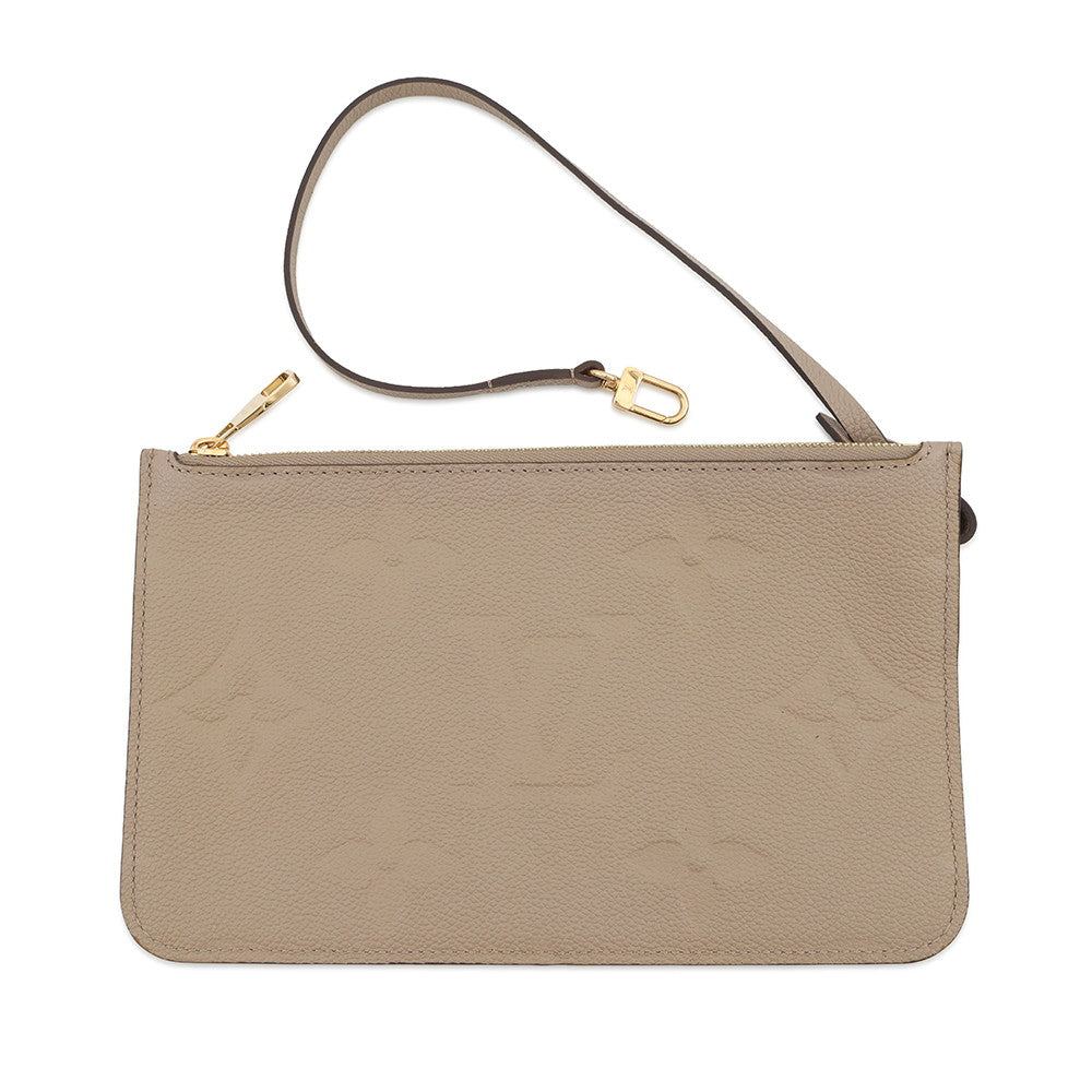 LOUIS VUITTON Neverfull TourterelleM45686 Monogram Empreinte Leather Size MM