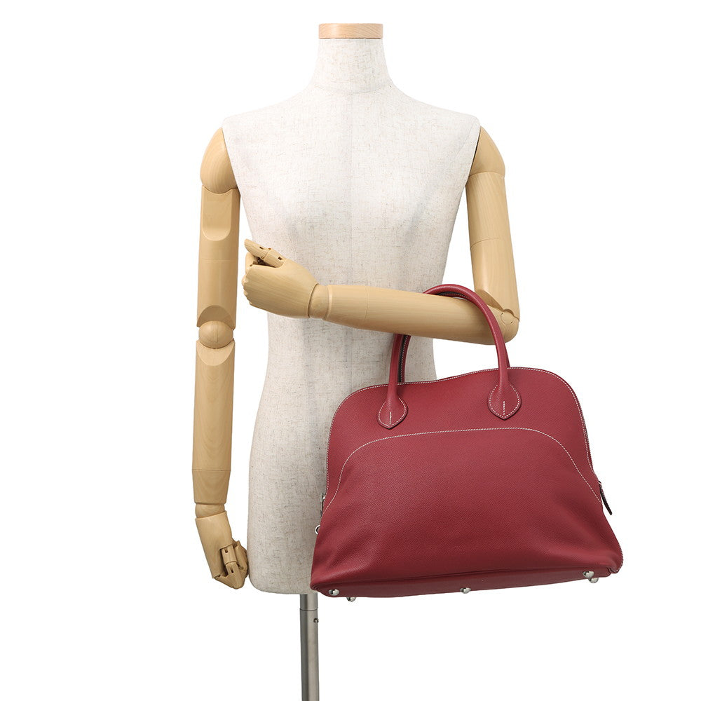 HERMES Bolide Relax Rouge H Epsom Size 35