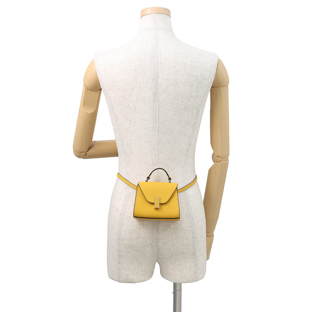 Valextra Valextra Iside Belt Crossbody Bag Sunshine YellowSGES0061028LOCPL99JS Soft Calf Leather Size micro