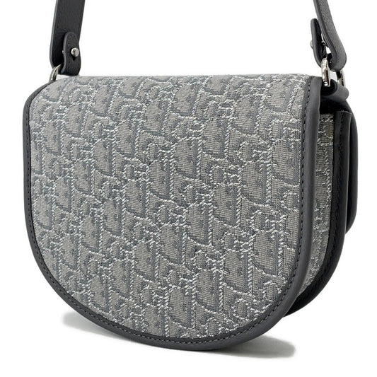 Dior Oblique Gallop Shoulder Bag Gray1ADPO033DOS_H30Q Canvas Leather