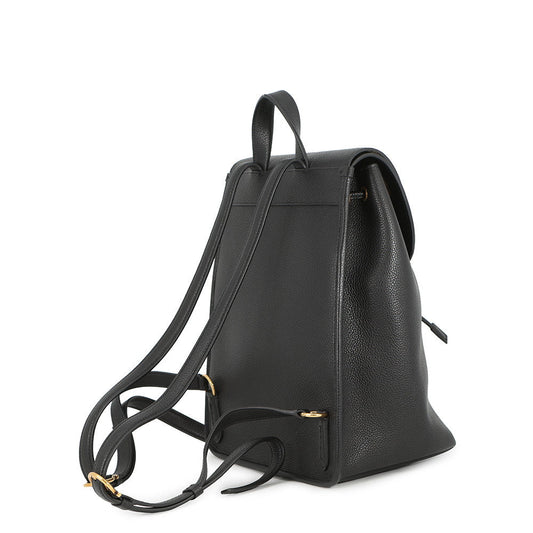 Ferragamo Gancini Backpack Black Leather