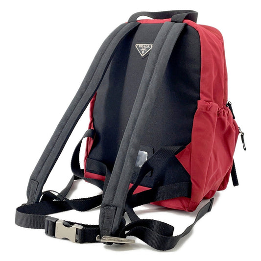 PRADA Backpack RedV418 Nylon