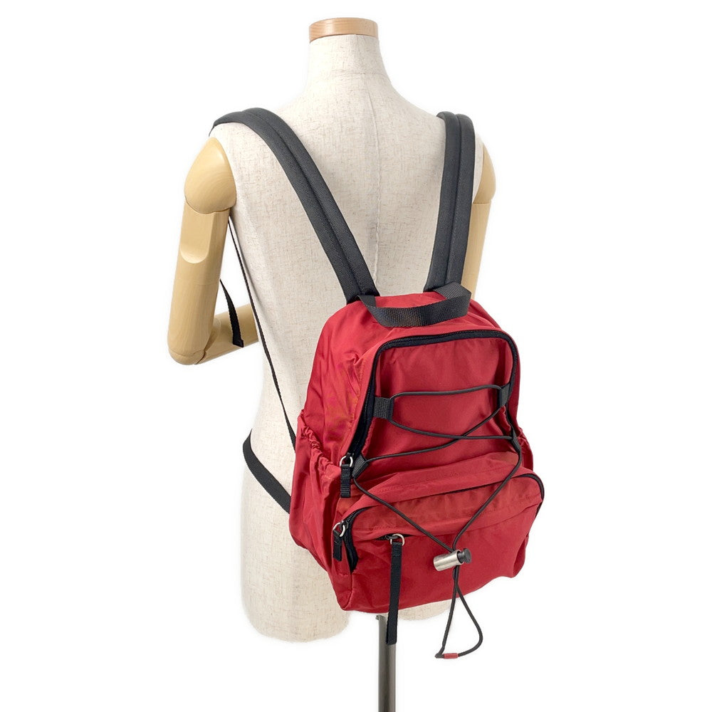 PRADA Backpack RedV418 Nylon