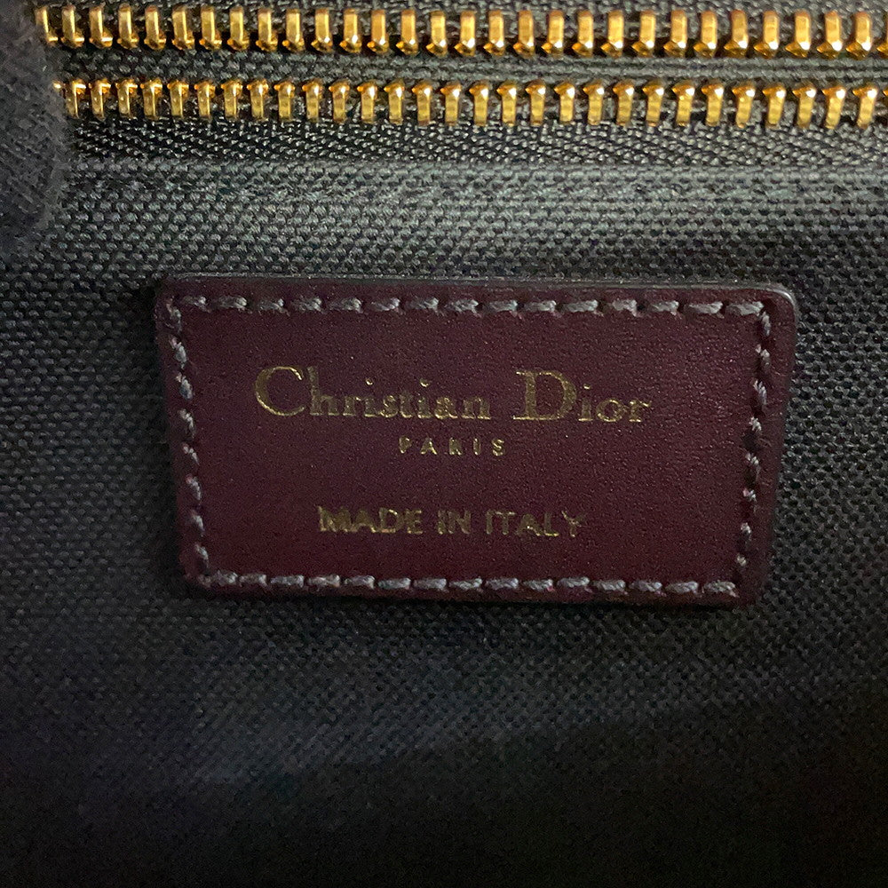 Dior Oblique Montaigne Shoulder Bag BordeauxM9203UTZQ Canvas Leather