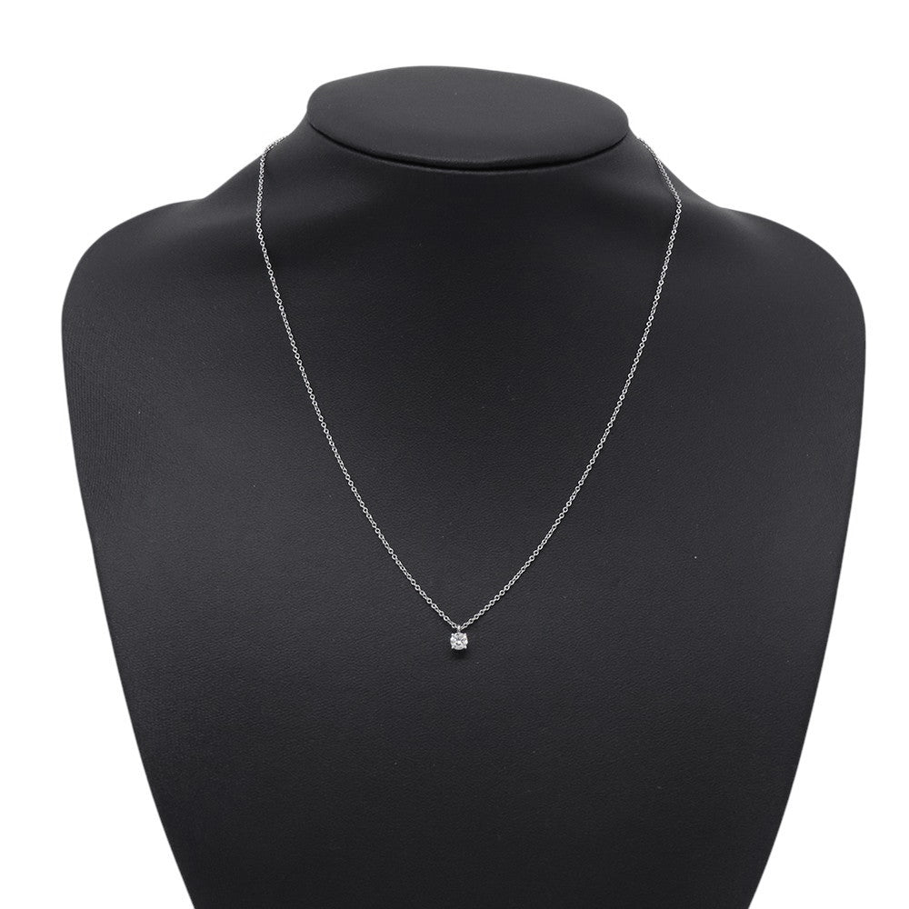 TIFFANY&Co. Solitaire Diamond Pendant Pt950