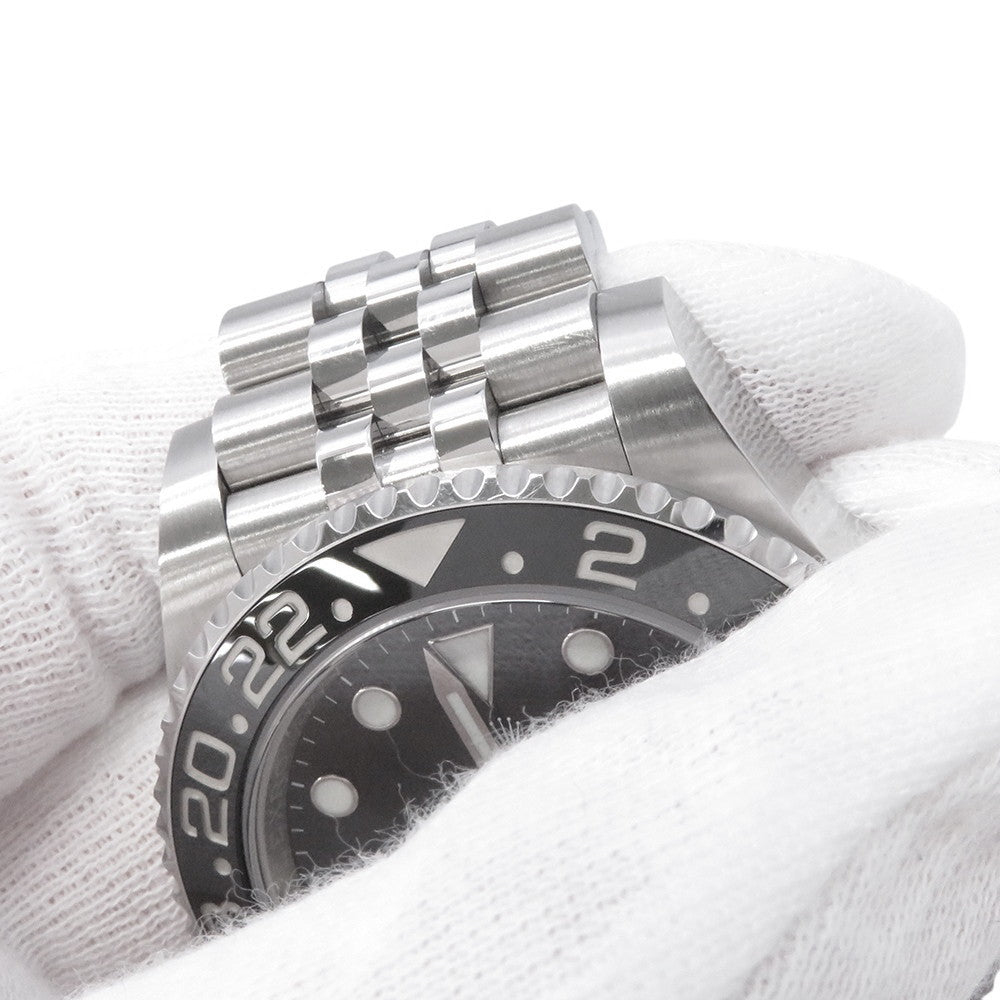ROLEX GMT MasterII W40mm Stainless Steel Black Dial126710BLNR