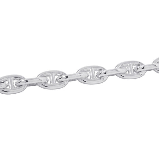 HERMES Chaine d'Ancre Bracelet 15 frames Size MM SV925