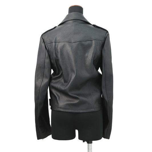 Stella McCartney Riders Jacket Size 36 Black680075 Polyester62% Rayon38%
