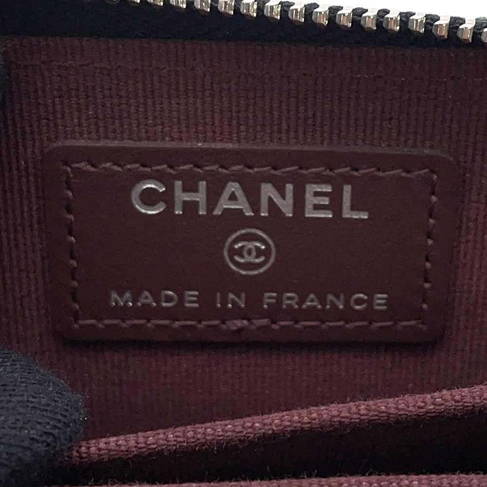 CHANEL Coin purse Matelasse CC Logo BlackAP0216 Caviar Leather