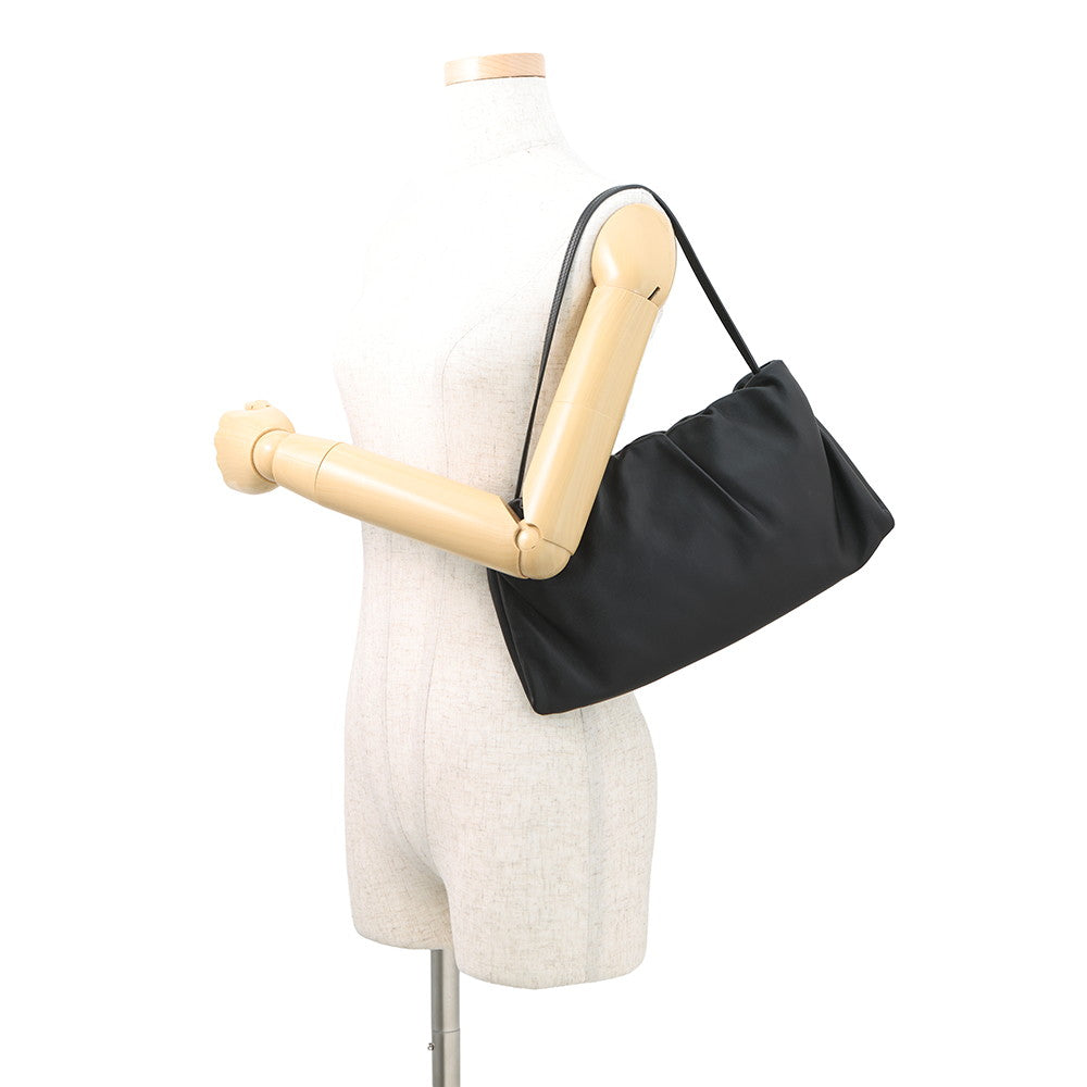 The Row XL Bourse Shoulder Bag BlackW1719 Leather