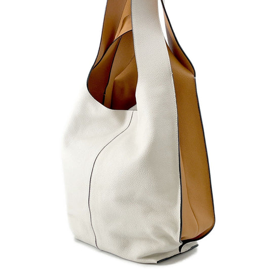 LOEWE 2WAYBag Ivory/Brown321.12BT22 Leather