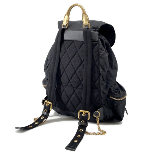 BURBERRY Logo Backpack Black4033282 Nylon Leather