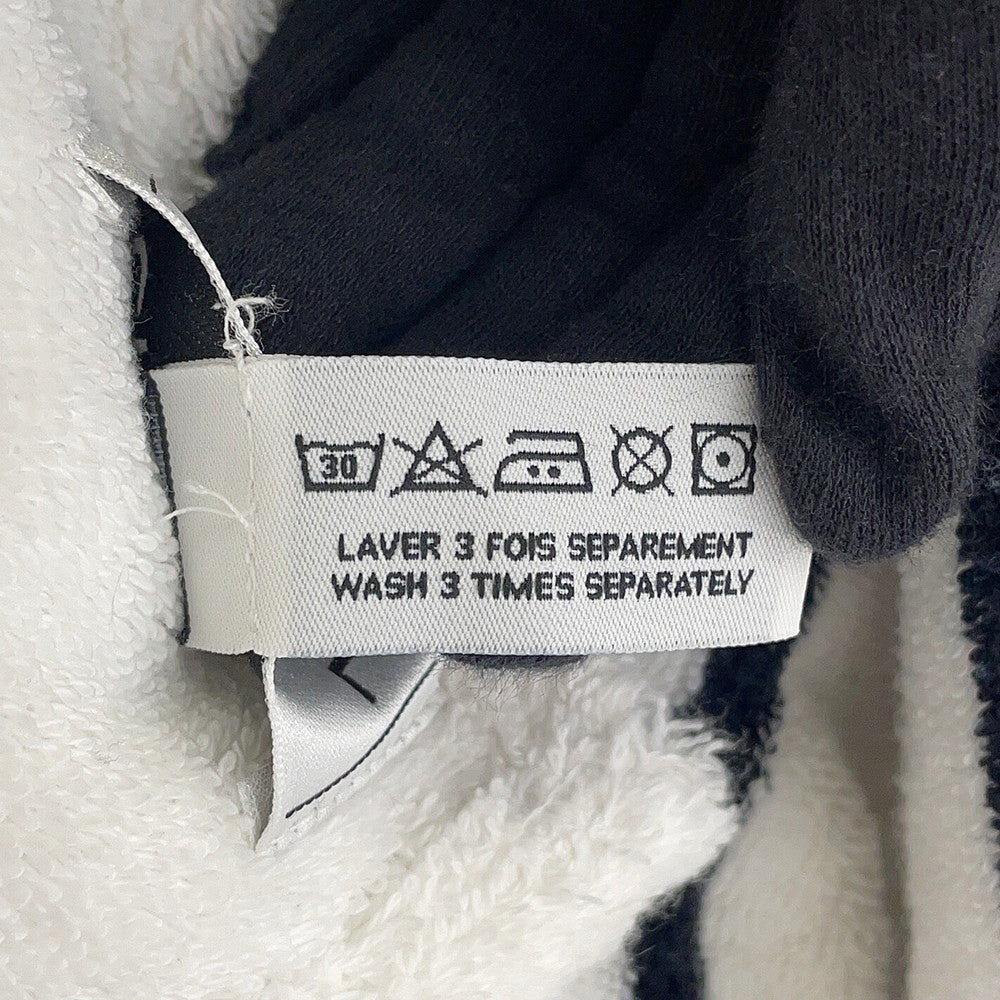 CHANEL CC Logo Blanket White/Black Cotton100%