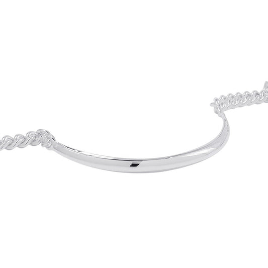 HERMES BoucleSellier Inflexible Necklace Size GM/42 SV925