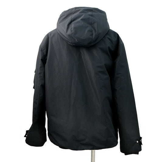 PRADA Hooded Technical Fabric Down Jacket Size M BlackSGC689 Polyester100%