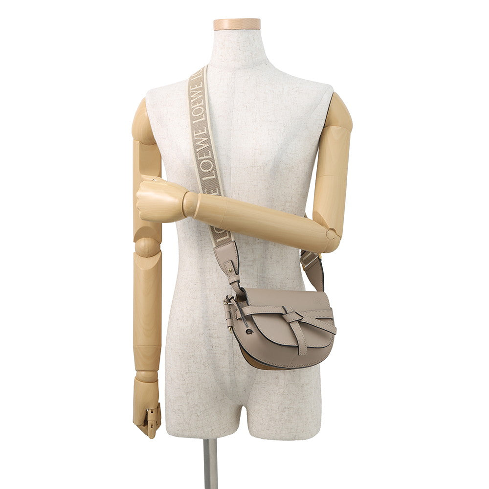 LOEWE Gate Dual Shoulder Bag BeigeA650N46X13 Leather Size Mini