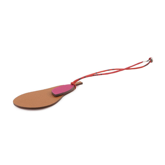 HERMES Petit H Pear Gold/Magnolia Togo Leather Chevre Myzore Goatskin