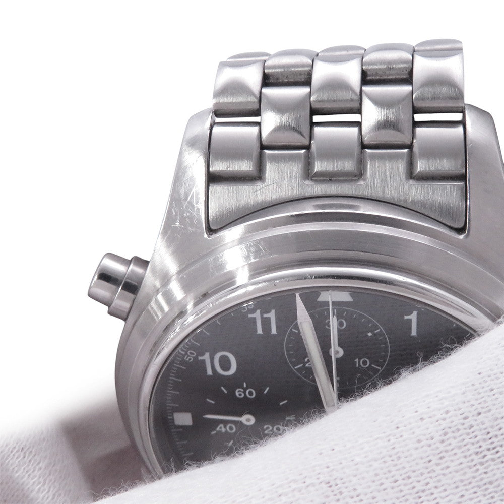 IWC DoppelChronograph W42mm Stainless Steel Black DialIW371319
