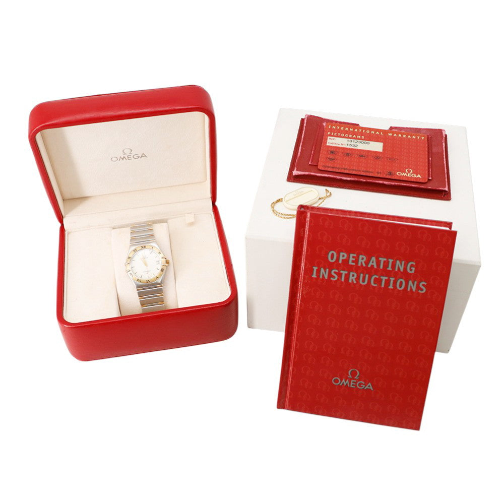 OMEGA Constellation W33.5mm Stainless Steel K18YG Silver Dial1312.30.00