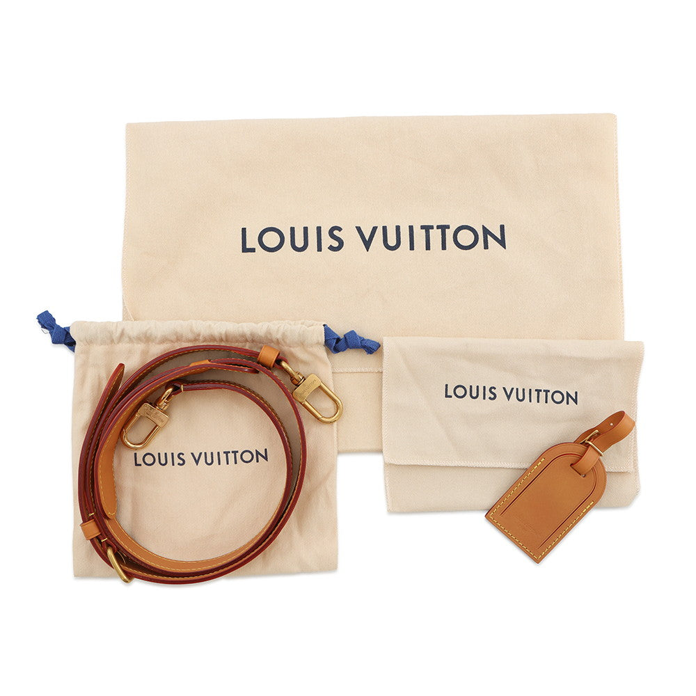 LOUIS VUITTON Keepall Bandouliere Off-whiteM15076 Monogram・Heritage Size 25
