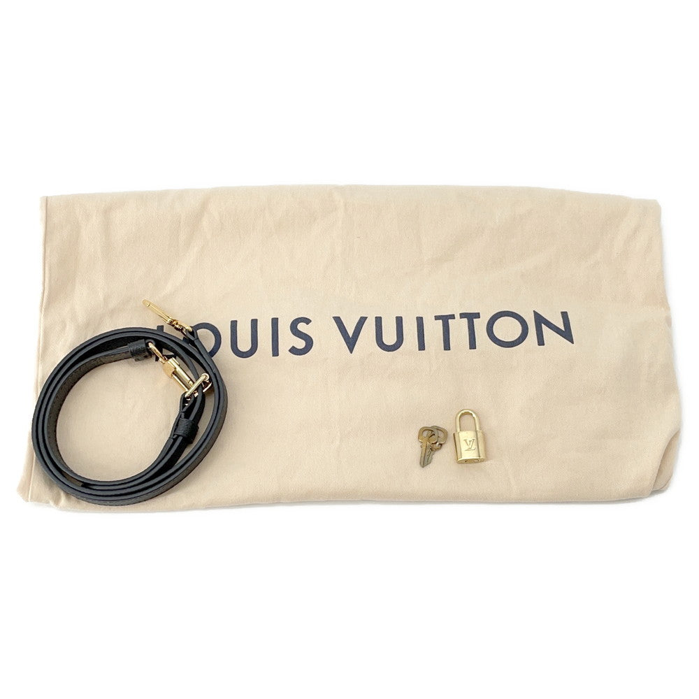 LOUIS VUITTON Speedy Bandouliere RedM58947 Bicolor Monogram Empreinte Leather Size 25