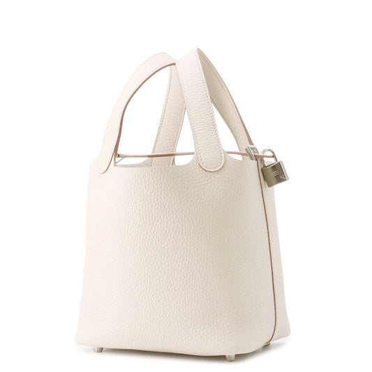 HERMES Picotin Lock Beton Taurillon Clemence Size PM