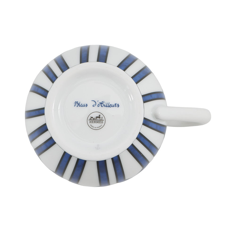 HERMES Creamer White/Blue Porcelain