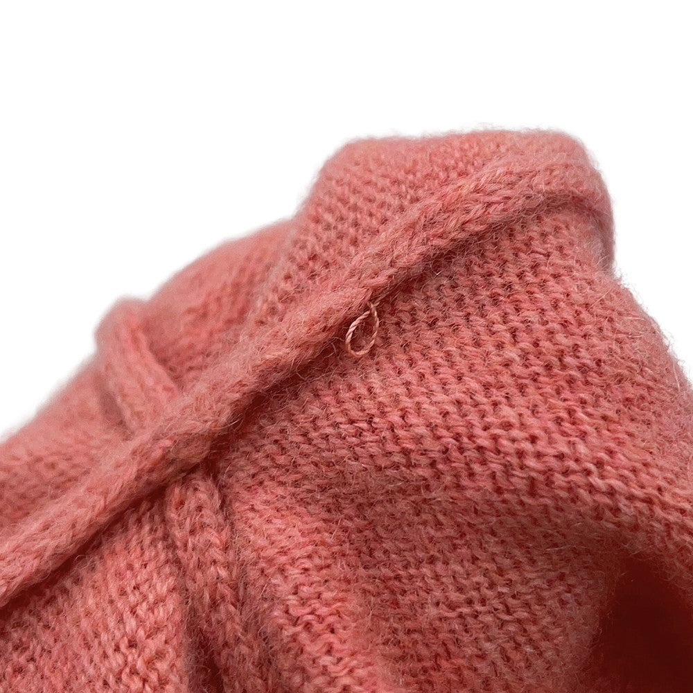 HERMES H-Lift Knit Size 36 Pink Cashmere100%
