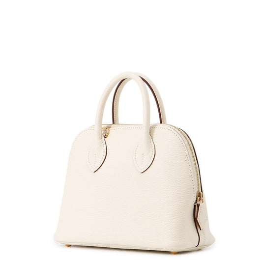 HERMES Bolide 1923 Nata Chevre Myzore Goatskin Size Mini