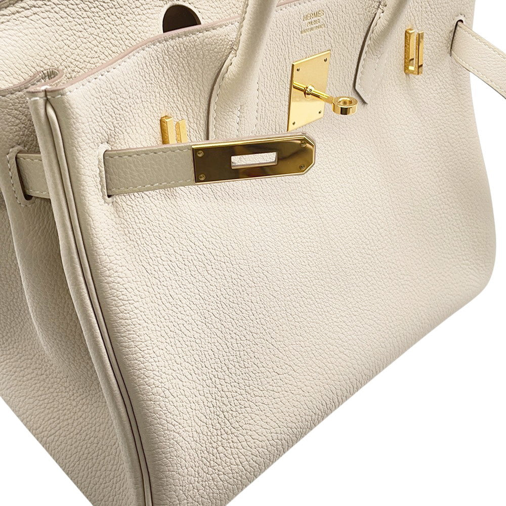 HERMES Birkin Craie Togo Leather Size 30