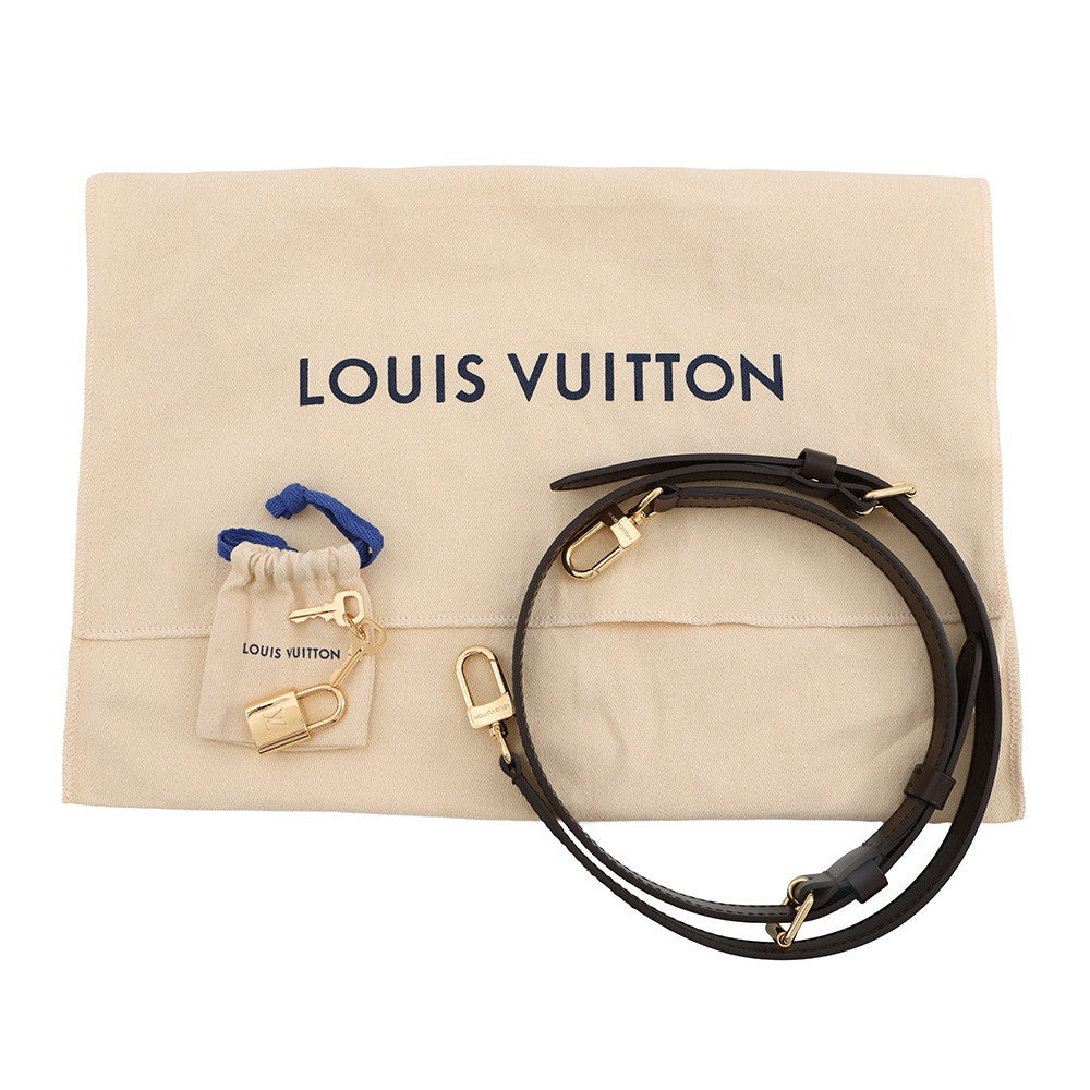 LOUIS VUITTON Speedy Bandouliere RedN40575 Damier Ebene Canvas Size 25